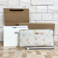 コーチ COACH 長財布 はち 蜜蜂 ハチ 柄 レザー ハニービー 日本未発売