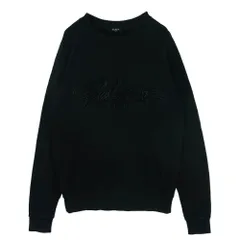 BALMAIN バルマン エンボスフロッキーロゴ スウェット トレーナー ポルトガル製 ブラック系 M【中古】のサムネイル