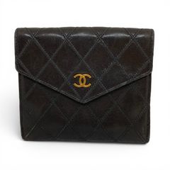 CHANEL シャネル 正規品 ココマーク ビコローレ 本革 レザー 二つ折