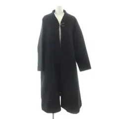 メゾンマルジェラ 4 Maison Margiela 4 コート メルトンウール フック ノーカラー ロング 40 黒 ブラック S51AA0145 /MW ■GY40のサムネイル