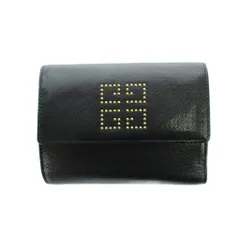 ジバンシィ GIVENCHY 二つ折り財布 ウォレット レザー ロゴ 黒 ブラック ■GY18 /MQのサムネイル