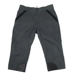 アイ ジュンヤワタナベ マン コムデギャルソン×ディッキーズeYe JUNYA WATANABE MAN COMME des GARCONS×Dickies レザーパッチクロップドテーパードパンツ チャコールMのサムネイル