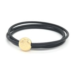 美品✨ LOEWE ロエベ ペブルブレスレット レザー ブラック Mサイズ