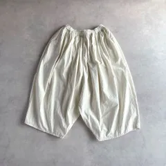 美品 / (g) グラム / g_320 VINTAGE WASHER PANTS ヴィンテージワッシャーパンツ / レディース F フリーサイズ / アイボリー / 日本製 / イージーパンツ バルーンパンツ / ボトムのサムネイル