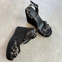 VALENTINO GARAVANI ヴァレンティノガラバーニ ロックスタッズウェッジ 