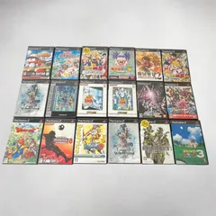 【管2605-262】PlayStation2 PS2 ソフト 18本 まとめ売り キングダムハーツ ドラゴンクエスト メタルギアソリッド 戦国無双 ほか 現状渡し 動作未確認