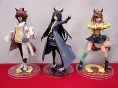 【カメ】一番くじ ウマ娘 プリティーダービー 9弾 A賞 マンハッタンカフェ B賞 アグネスタキオン C賞ジャングルポケット フィギュア 3体セット 314