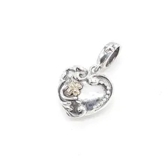 LOVE＆HATE ラブアンドヘイト ネックレス ペンダントトップ チャーム SILVER 925 シルバー K18 750 コンビ ハート Loree Rodkin ローリーロドキンのサムネイル