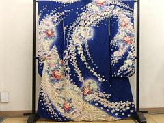 ⚫︎処分⚫︎中古⚫︎色打掛⚫︎ピンク＆パープルの暈し 個性的です 