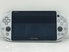 【塩】SONY ソニー PS Vita PCH-2000 Play Station ヴィータ シルバー ゲーム機 Game 赤点滅【23958CK】E30
