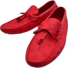 ルイ・ヴィトン LOUIS VUITTON アリゾナライン ドライビングシューズ FA0282 レッド レザー メンズ その他靴のサムネイル