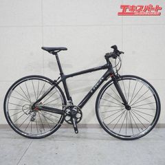 Trek ブラック ロードバイク Tiagra TREK 7.7FX Tiagra 4600 2×10s 2014 トレック フラットバーロード 戸塚