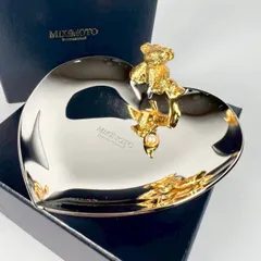 K-32 MIKIMOTO ミキモト ジュエリートレイ アクセサリートレイ ハート型 ベア パール付き 真珠 箱 2260003508257 50-20のサムネイル
