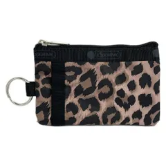 LESPORTSAC(レスポートサック) コインケース美品  - 黒×ピンクベージュ×グレーベージュのサムネイル