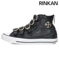 クロムハーツ  CH CONVERSE LEATHER ガンスリンガーベルトレザーハイカットスニーカー メンズ 25.5cmのサムネイル