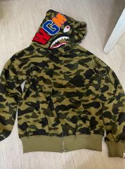 絶版 レア✨A BATHING APE エイプ 迷彩 シャークパーカー - メルカリ