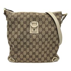 美品 GUCCI ショルダーバッグ 2way アビー GGキャンバス バイカラー
