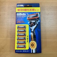 ジレット Gillette PROGLIDE 5＋1 電動 替刃6個付 1⑨ - メルカリ