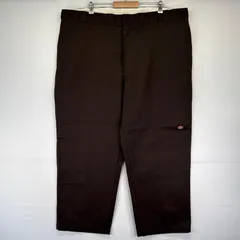 古着 ディッキーズ Dickies パンツ ダブルニー ビッグサイズ さぎ チノパン 大きいサイズ ワンポイントロゴ W48×L30  ブラウン系 メンズのサムネイル
