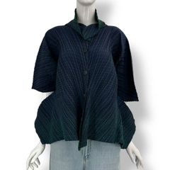 sacai デザインコットンニットジップカーディガン 日本製 - メルカリ