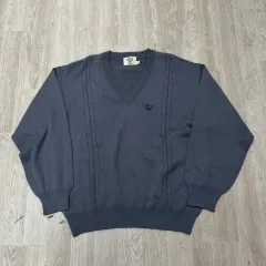 MCM メンズ ロゴ Vネック ニット セーター L/100のサムネイル