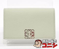 質コニシ】【LOEWE/ロエベ】カードケース 名刺入れ アナグラム レザー