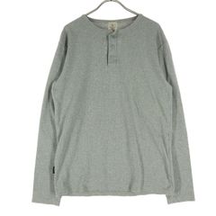 AVIREX 長袖Tシャツ グレー Sサイズ 新品未使用 ロンT ヘンリーネック
