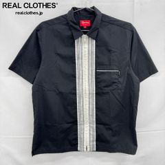 supreme Satin Zip Up S/S Work Shirt - メルカリ