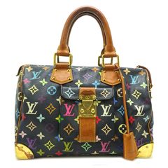 Louis Vuitton スピーディ30 ミニボストンバッグ マルチカラー 黒