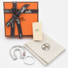 HERMES エルメス キーホルダー フェール・ア・シュヴァル オレンジ