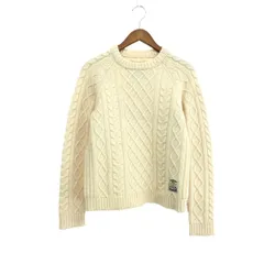 NEIGHBORHOOD ネイバーフッド カシュカコラボ/フィッシャーマンニット サイズ:S ウール 122MUCCN-KNM01S   ホワイト メンズ / 241007003364のサムネイル