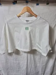 LOEWE クロップド半袖Tシャツ 白のサムネイル