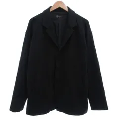 エムケーミッシェルクランオム MK MICHEL KLEIN HOMME ジャケット シングル 47 スナップボタン ノッチドラペル ポケット付き ノーベント 黒 ブラック /KB ■ECG003のサムネイル