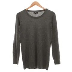 アーペーセー A.P.C. セーター カシミヤ S 灰色 グレー 無地 ラウンドネック 長袖 /SC ■ECG004のサムネイル