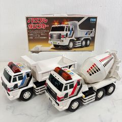 マルサン　ブリキ　コンクリートミキサー　フリクション　昭和レトロ マルサン ブリキ コンクリートミキサー フリクション 昭和レトロ
