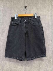 Levi's 550 ブラックデニム ショートパンツ W34 usa製 - メルカリ
