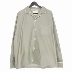 イサムカタヤマバックラッシュ ISAMU KATAYAMA BACKLASH ジャパンステアー ファニチャーレザー パジャマシャツ グレーのサムネイル