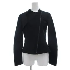 ヴィヴィアンタム VIVIENNE TAM ジャケット 0 黒 ブラック アシンメトリージップ アシンメトリーネック /SX ■ECF003のサムネイル