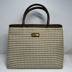 美品 ラトゥールエッフェル 1887 ハンドバッグ 千鳥格子 - メルカリ