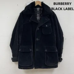 バーバリーブラックレーベル コーデュロイ 生地 ファー 裏地 ノバチェック ジャケット  bmp95-734-09 メンズ M ISItems【USED】【古着】【中古】50160348