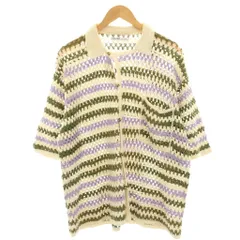 ジャーナルスタンダード レリューム JOURNAL STANDARD relume 23SS CALIFORNIA クロシェアミ半袖ニット カジュアルシャツ M アイボリー 紫 パープル カーキ 23080464901020 /HNのサムネイル