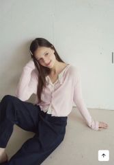 Notre émor blooming Frill Knit ピンク 完売品 - メルカリ