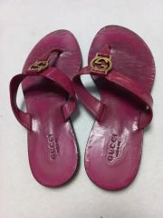 GUCCI グッチ サンダル ゴールド GGロゴ マーモット - メルカリ
