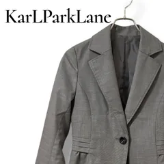 KarLParkLane カールパークレーン グレー レディース 長袖 アウター ジャケット テーラードジャケット 美シルエット スタイルアップ【7号サイズ】Sサイズ相当 0000038TNKのサムネイル