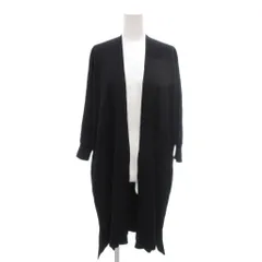 タラジャーモン  TARA JARMON 美品 ロングカーディガン M 黒 ブラック ボタンレス /NL ■GY58のサムネイル