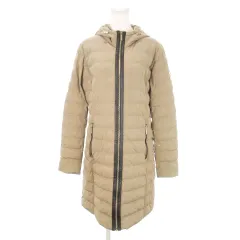 マイケルマイケルコース Michael michael kors ロング中綿ジャケット フーディー ジップアップ ロゴプレート S 茶 ブラウン /MN4 ■GY19のサムネイル