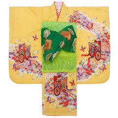 専用です☆陽気な天使ブランド☆七五三3歳男の子被布セット☆グリーン