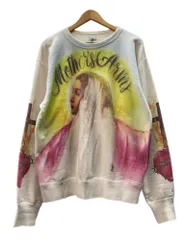 セントマイケル SAINT MICHAEL CRW SWEAT SH_HUG クルーネック スウェット ハグ マリア像 トレーナー 加工 長袖 白 SM-S21-0000-012 スウェット プリント ホワイト Lサイズ 104MT-3250のサムネイル