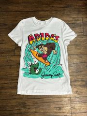 アディダス ジェレミー・スコット コラボTシャツ プリント 