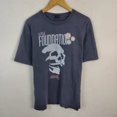 MOSSIMO SPORT モッシモ 半袖Tシャツ スカル 骸骨プリント メッセージ XLサイズ メンズ 古着 ストリート グランジのサムネイル